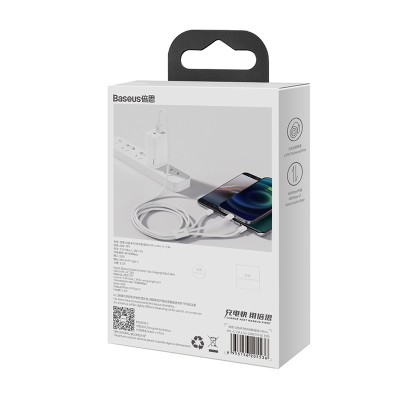 Baseus Superior Multi Charger Kabel USB A, USB C+Micro USB A+Lightning, USB2, 0,48 Gbit/s, 1,5m - Vit#9
