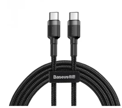 Baseus Cafule USB-C till USB-C, QuickCharge 100W, 5A, 1m - Svart
