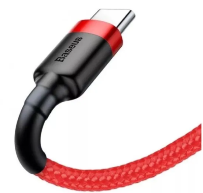 Baseus Cafule USB A till Usb-C, 3m - Röd#3