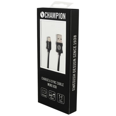 Champion Ladd&Synk kabel Mini USB 1,5m#2