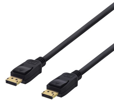 Deltaco DisplayPort kabel, 3m - Svart