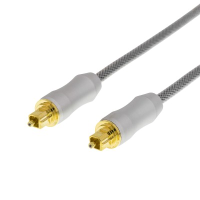 Deltaco High End Toslink Cable optical cable digital audio 3m - Svart