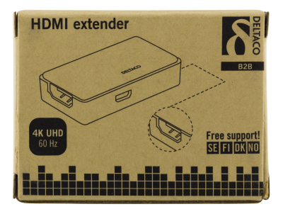 DELTACO HDMI-förlängare, Ultra HD30/60Hz,40/25m, HDCP 2.2, svart#4