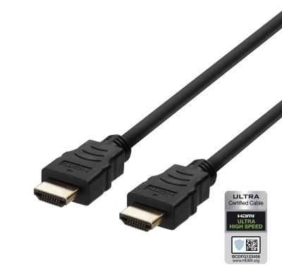 Hdmi Kabel ULTRA High Speed 48Gbps 8 K, 3m - Svart