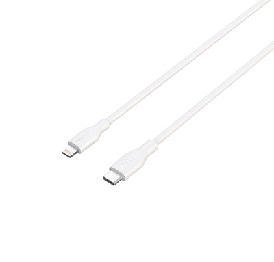 USB-C, Lightningkabel 2m Vit