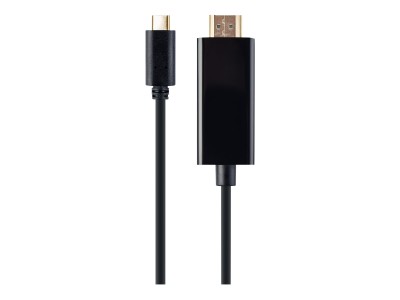 Adapterkabel - 24 pin USB-C hane till HDMI hane - 2 m - svart - 4K Ultra HD support