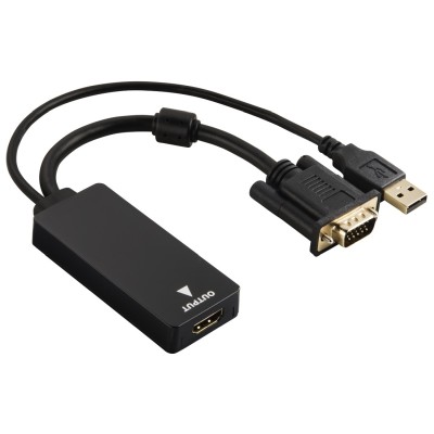 HAMA Adapter VGA-HDMI Omvandlare