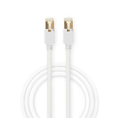 Nätverkskabel 1m, Cat6, RJ45 Kabel - Vit#3