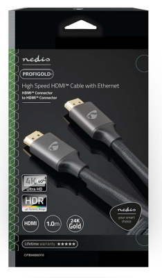 HDMI Kabel, 4K@60Hz ARC, 18 Gbps 1 m, Rund#4