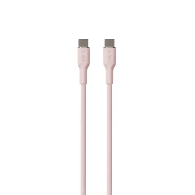 Puro Soft USB-C till USB-C Kabel 1.5 m - Rosa