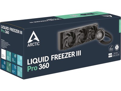 Arctic Cooling Liquid Freezer III Pro 360, 3x120mm - Svart#5