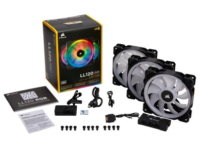 Corsair LL120 RGB 3-Pack, with Lighting Node PRO#2