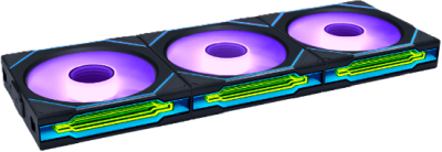 Lian Li UNI FAN SL120 Iinfinty Wireless Svart Reverse 3-pack