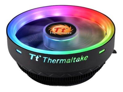 Thermaltake UX100 ARGB - Processorkylare - (för: LGA775, LGA1156, AM2, AM2+, AM3, LGA1155, AM3+, FM1, FM2, LGA1150, LGA1151, AM4, LGA1200) - aluminium - 120 mm