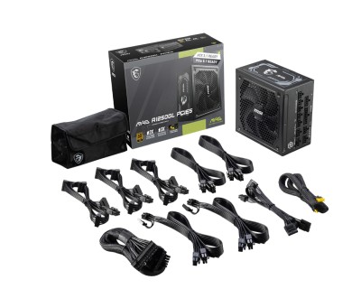 Nätdel MSI MAG 1250W A1250GL 80+ Guld, PCIE5, Modulärt#5