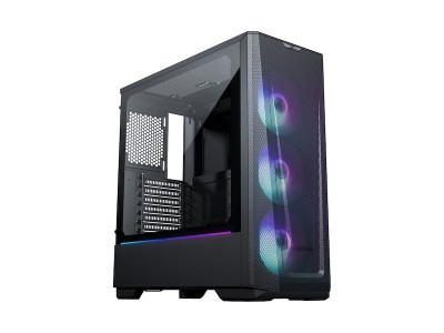 Phanteks Eclipse G360A Mid Tower (svart) ATX, Micro ATX, Mini ITX, E-ATX *(up to 280mm wide), Steel Chassis, Tempered Gla