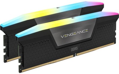 96 GB (2x48GB) DDR5-7000 Vengeance RGB CL40, XMP - Svart