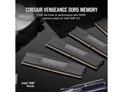 16 GB (2x8GB) DDR5-5200 Corsair Vengeance CL40, XMP 3.0 - Svart#2