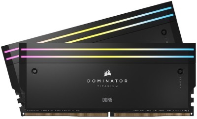 64 GB (2x32GB) DDR5-6000 Corsair Dominator Titanium RGB CL30, AMD EXPO - Svart#2