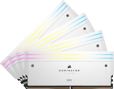 64 GB (4x16GB) DDR5-6000 Corsair Dominator Titanium RGB CL36, Intel XMP - Vit