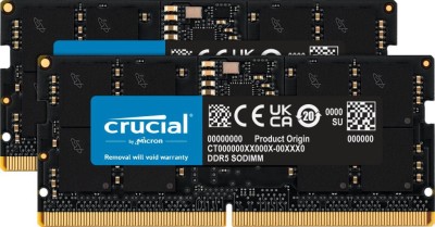 32 GB (2x16GB) DDR5-5600 SODIMM Crucial CL46