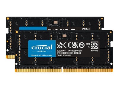 64 GB (2x32GB) DDR5-4800 SODIMM Crucial CL40