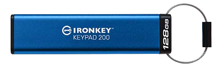 128 GB Kingston Ironkey Keypad 200, USB 3.2