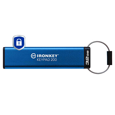 32 GB Kingston Ironkey Keypad 200, USB 3.2
