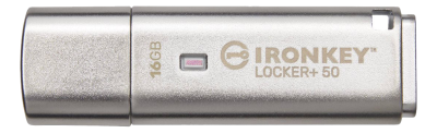 16 GB Kingston IronKey Locker+ 50, USB 3.2