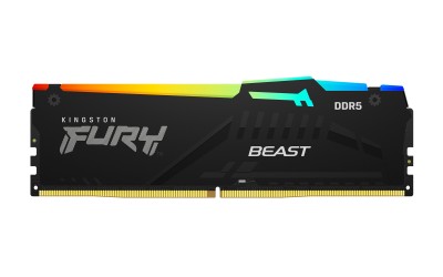 128 GB (2x64GB) DDR5-5600 Kingston FURY Beast Black RGB CL36, AMD EXPO - Svart#3