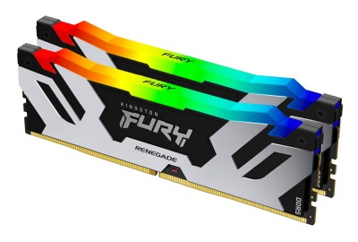 32 GB (2x16GB) DDR5-6400 Kingston FURY Renegade RGB CL32, XMP