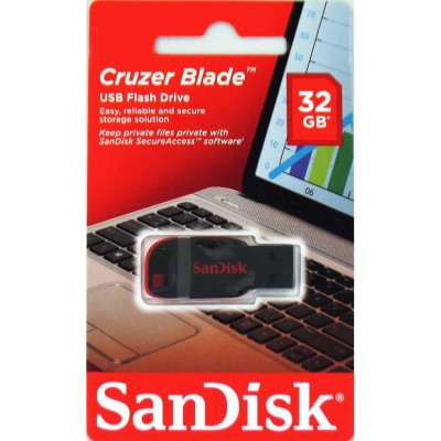 32 Gb Sandisk Usb Stick Cruzer Blade, Usb 2.0#3