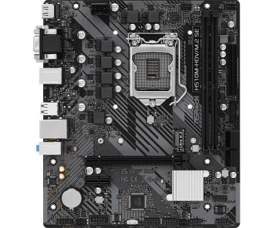 H510M-HDV/M.2 SE, Intel LGA1200, H510, PCI Express, MicroATX, 2xDDR4, M.2 + SATA3, VGA/HDMI/DVI, USB 3.2, 7.1 audio, GigaLAN, PS/2