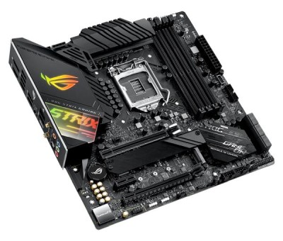 Asus ROG STRIX Z490-G Gaming (Wi-Fi), Intel LGA1200, Z490, 2xPCI Express, CrossFireX, MicroATX, 4xDDR4, 2xM.2 + SATA3 RAID, HDMI/DP, USB-C, ROG SupremeFX Audio, GigaLAN, WiFI 6, Aura Sync#2