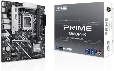 Asus PRIME B860M-K, Intel LGA1851, PCI Express, MicroATX, 2xDDR5, 2xM.2 + SATA3 RAID, HDMI/DP, USB 3.2, 2.5Gbe LAN, Aura Sync RGB#1