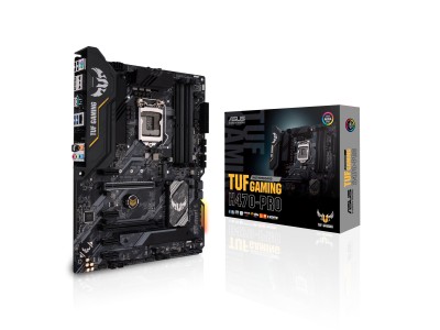 Asus TUF H470-PRO Gaming, Intel LGA1200, H470, 2xPCI Express, CrossFireX, ATX, 4xDDR4, 2xM.2 + SATA3 RAID, HDMI/DP, Thunderbolt 3/USB-C, GigaLAN, Aura Sync RGB#1