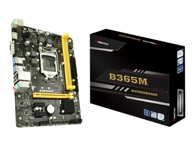 Biostar B365MHC, Moderkort, Socket 1151, Intel B365, 2xDDR4, LGA1151, M-ATX, Usb3.1, 1xM2, GIGA LAN, HD Ljud#2