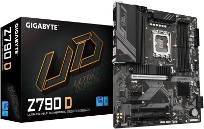 Gigabyte Z790 D, Intel LGA1700, ATX, 3xPCI Express, 4xDDR5, 3xM.2 + SATA3 RAID, HDMI/DP, USB-C, 2.5GbE LAN, RGB Fusion