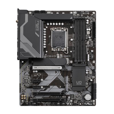 Gigabyte Z790 UD AX, Intel LGA1700, ATX, 3xPCI Express, CrossFire, 4xDDR5, 3xM.2 + SATA3 RAID, HDMI/DP, USB-C, 2.5GbE LAN, WiFi 6E, Bluetooth 5.3, RGB Fusion