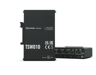 Teltonika TSW010 Industrial, 5-Port 10/100 Mbit