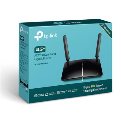 Trådlös 4G+ router TP-Link Archer MR600, Wireless AC1200 Dual Band, WiFi 5, SIM-kort, OneMesh, 3-port switch#3