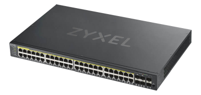 ZYXEL GS1920-48HPv2 52 Port Smart Managed PoE Switch 48x Gigabit Copper PoE and 4x Gigabit dual pers NEBULA FLEX#3