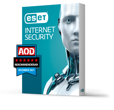 Eset Internet Security, svensk, för 1 dator, 1 år, Attach (vid köp av ny dator)