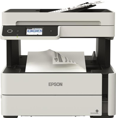 Epson EcoTank ET-M3170, svart/vit skrivare + scanner + kopiator + fax, 20 ppm ISO, duplex, arkmatare, 1200x2400 dpi scanner, duplex, USB/WiFi