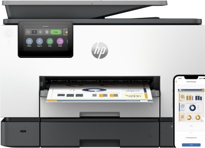 HP OfficeJet Pro 9130b, skrivare + scanner + kopiator + fax, 25/19 ppm, duplex, display, USB/LAN/WiFi/Bluetooth, AirPrint