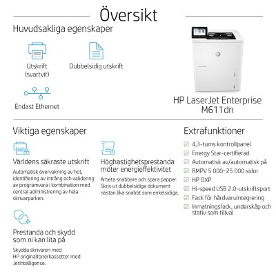 HP LaserJet Enterprise M611dn Laser - Duplex#5