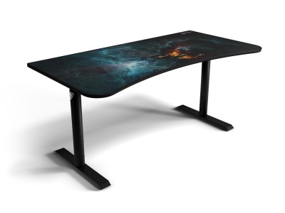 Arozzi Arena Gaming Desk Omega, höjdjusterbart, heltäckande musmatta med bild#3