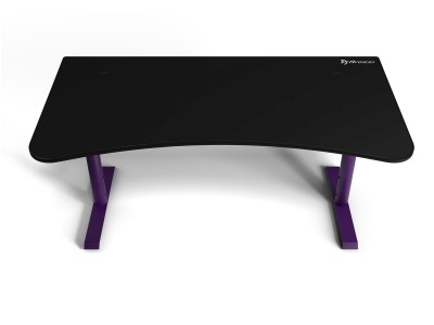 Arozzi Arena Gaming Desk Deep Purple Black, höjdjusterbart, heltäckande musmatta#2