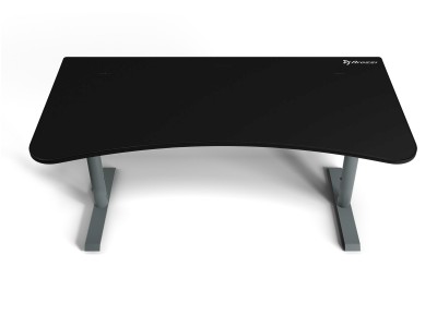 Arozzi Arena Gaming Desk Frozen Grey Black, höjdjusterbart, heltäckande musmatta#2