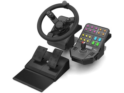 Logitech Heavy Equipment - G-Series - ratt- och pedaluppsättning - kabelansluten - för PC